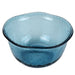 Bowl Acrílico Detalhe Borda Azul 15,3x15,3x7,7cm