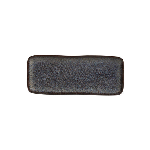 Conjunto 4 Travessas Retangular Pequena Stoneware Orgânico Titanium 22x9,5cm Porto Brasil