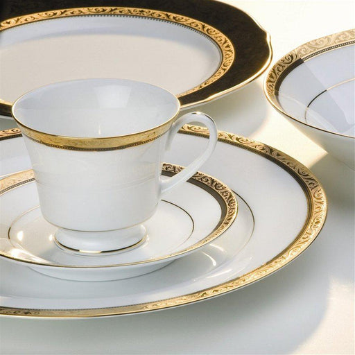 Jogo 6 Xícaras de Chá c/ Pires Porcelana Regent Gold 200ml Noritake