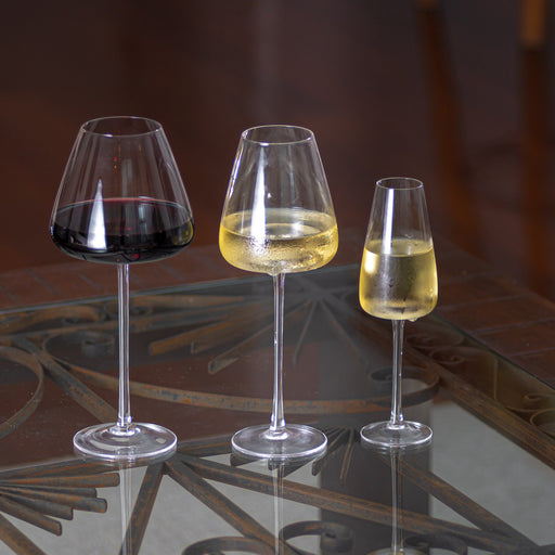 Kit Promocional: Taças em Cristal para Vinho e Espumante Linha Mirage Artevino (12 Taças)