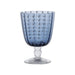 Kit com 6 Taças para Vinho em Cristal Coloratta 300ml Azul