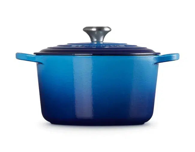 Panela Le Creuset Redonda Funda Signature Azure Blue 5,2L 24cm