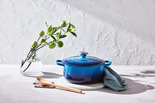 Panela Le Creuset Redonda Signature Azure Blue 1,8L 18cm