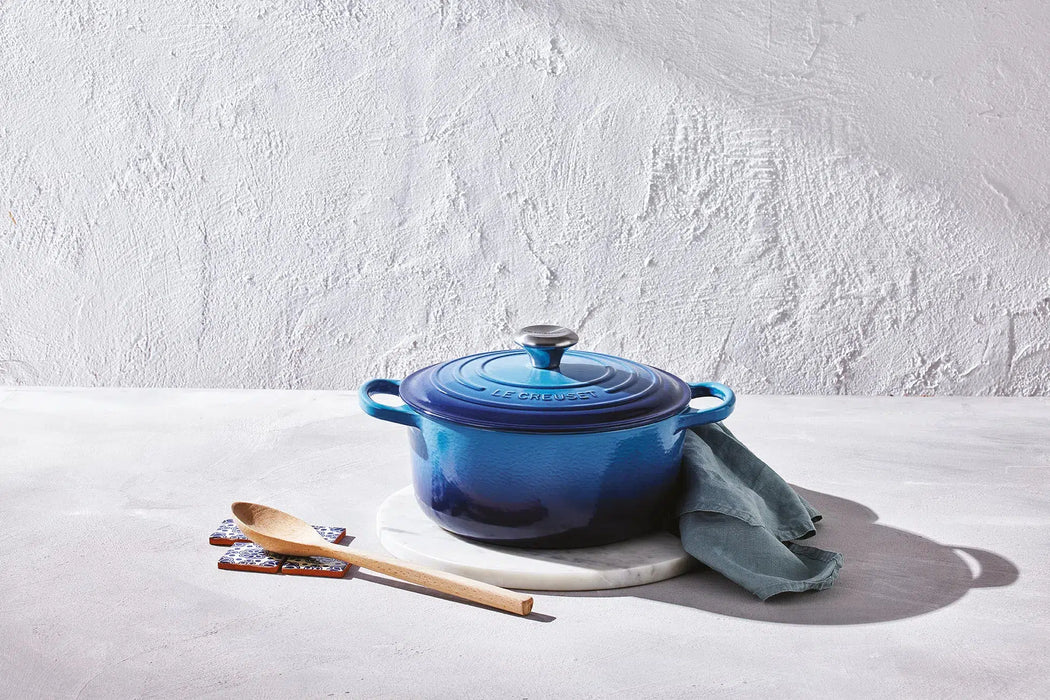 Panela Le Creuset Redonda Signature Azure Blue 1,8L 18cm