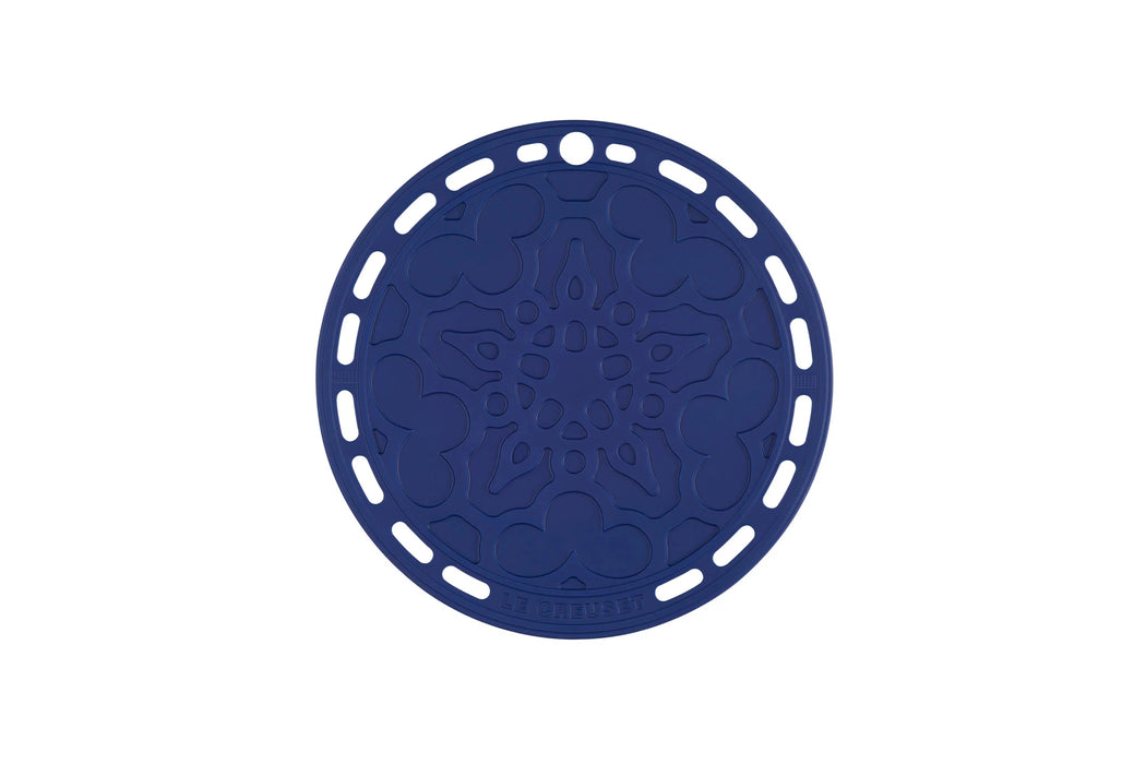 Suporte de Silicone Mandala Azure Blue Le Creuset