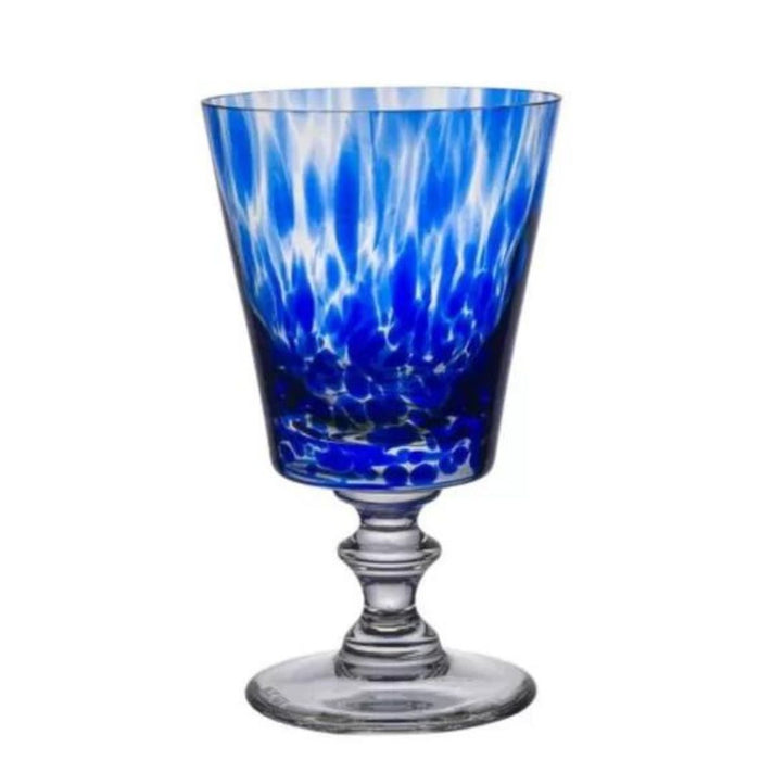 Taça em Cristal Azul Murano Colors Artemano 480ml