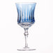 Taça em Cristal Lapidado 66 para Vinho 19 Azul Claro Artemano 345ml