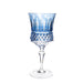Taça em Cristal Lapidado 69 para Vinho 19 Azul Claro Artemano 345ml
