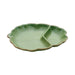 Folha Decorativa Cerâmica Banana Leaf Verde 26,5x20x4cm