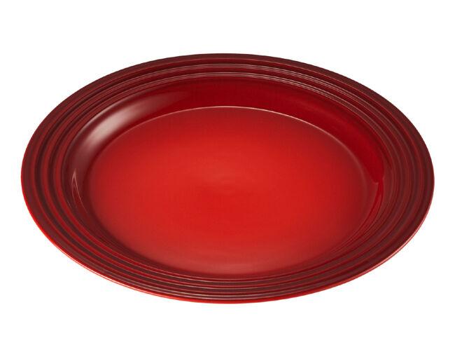 Kit Le Creuset 20% OFF: 4 Pratos de Sobremesa Cerâmica 22cm Vermelho