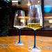 Kit com 2 Taças de Vinho em Cristal Linha Coloratta com Haste Azul 500ml Artemano