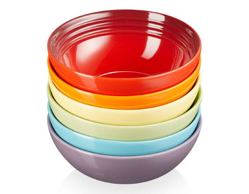 Kit com 6 Bowls para Cereal Gift Collection Le Creuset